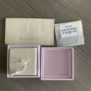 OBJKTS JEWELRY - Luna Ring, gold-plated sterling silver